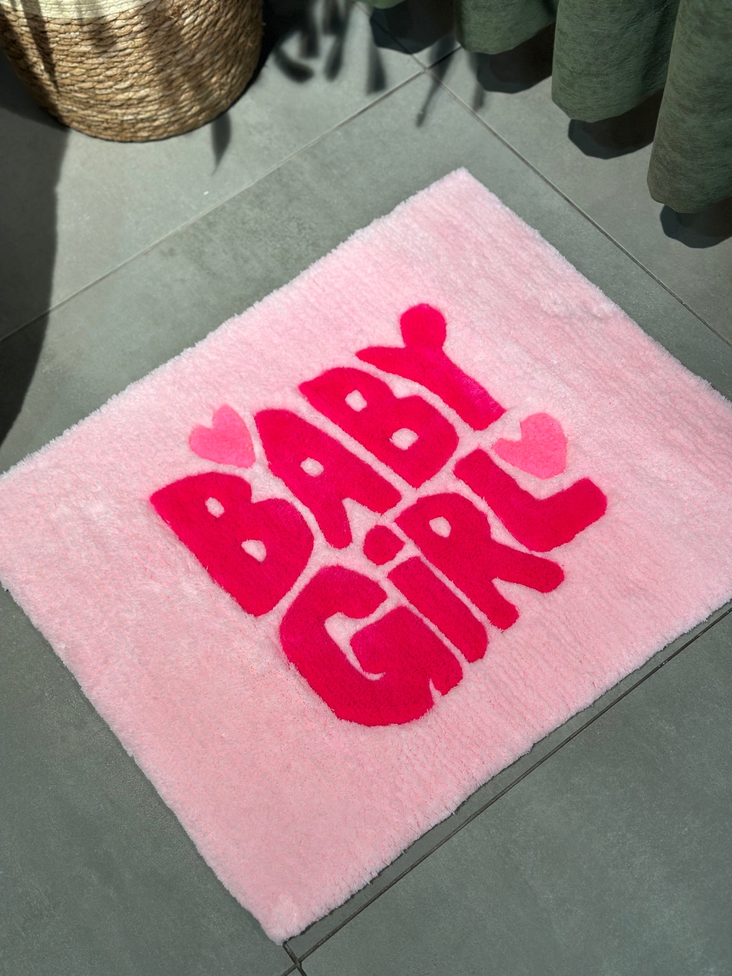 Baby Girl - Tasarım Banyo Halısı