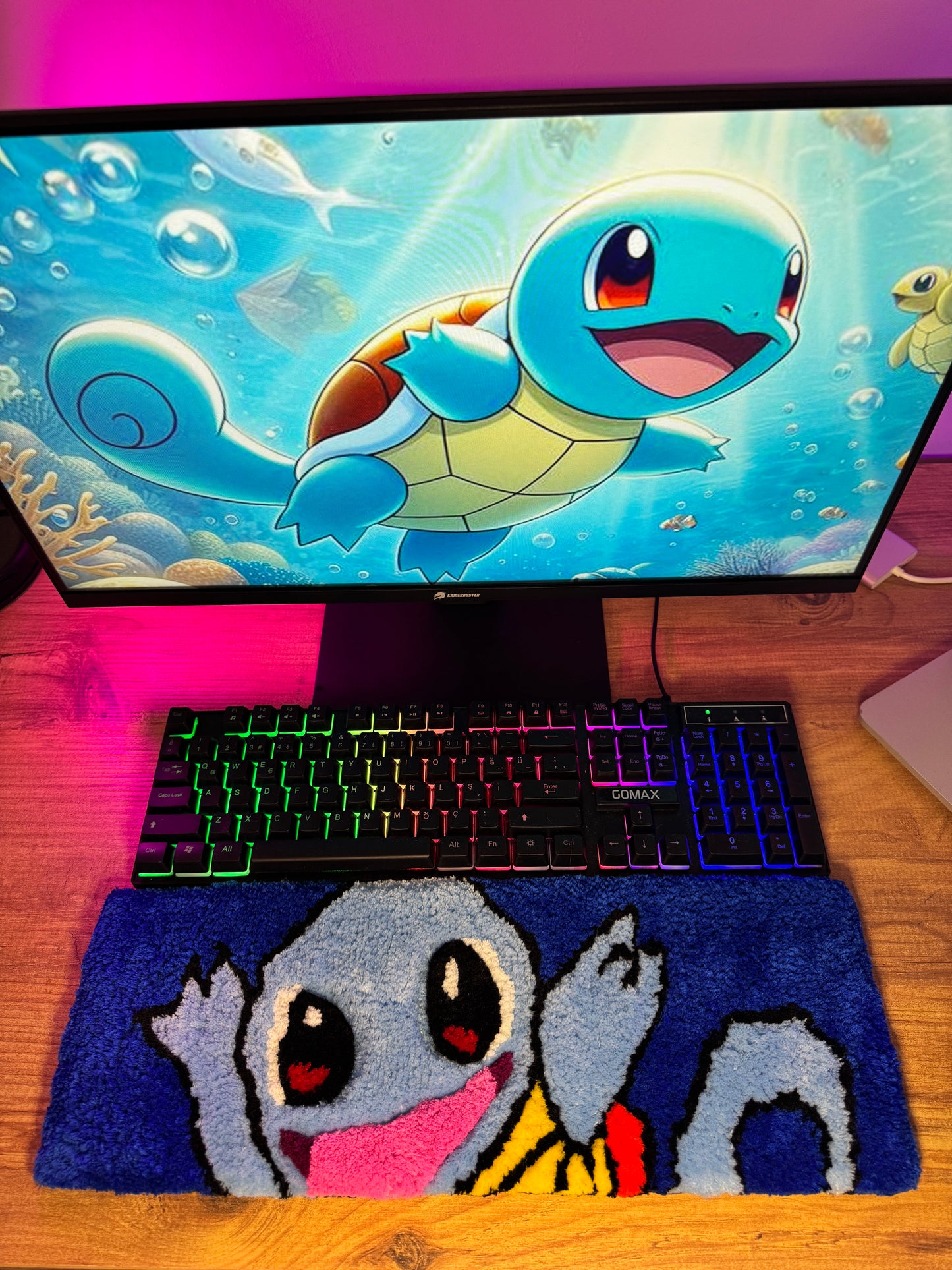 Squirtle - Tasarım Klavye Halısı