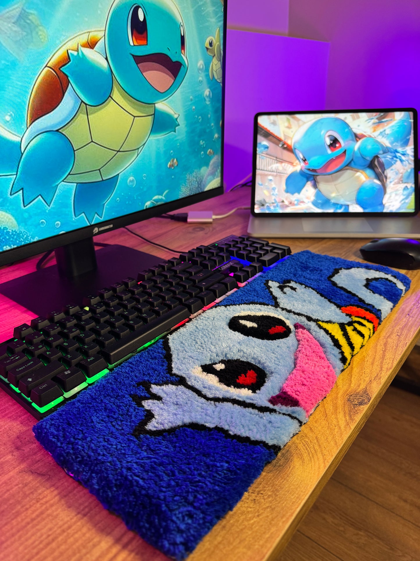 Squirtle - Tasarım Klavye Halısı