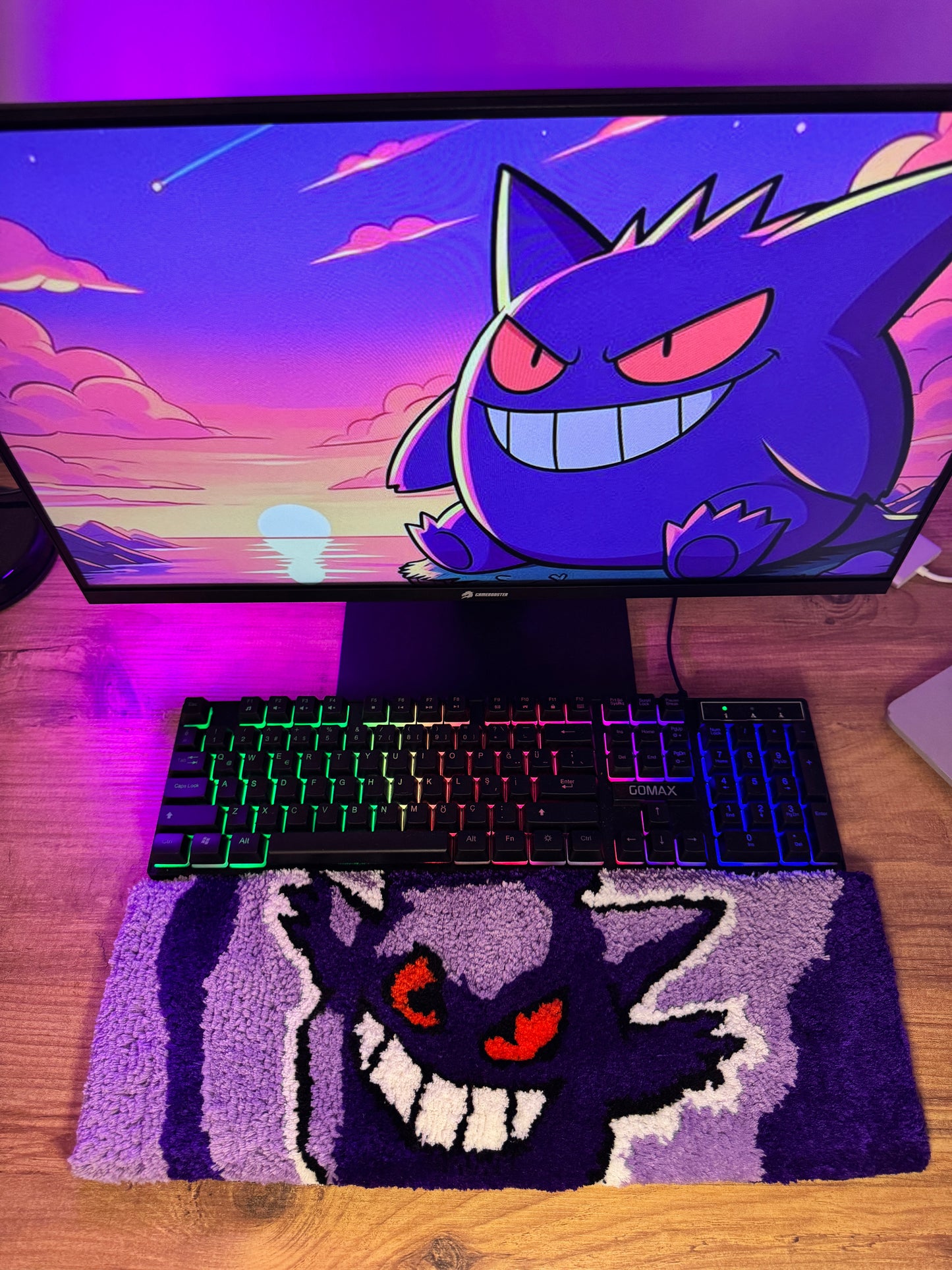 Gengar - Tasarım Klavye Halısı