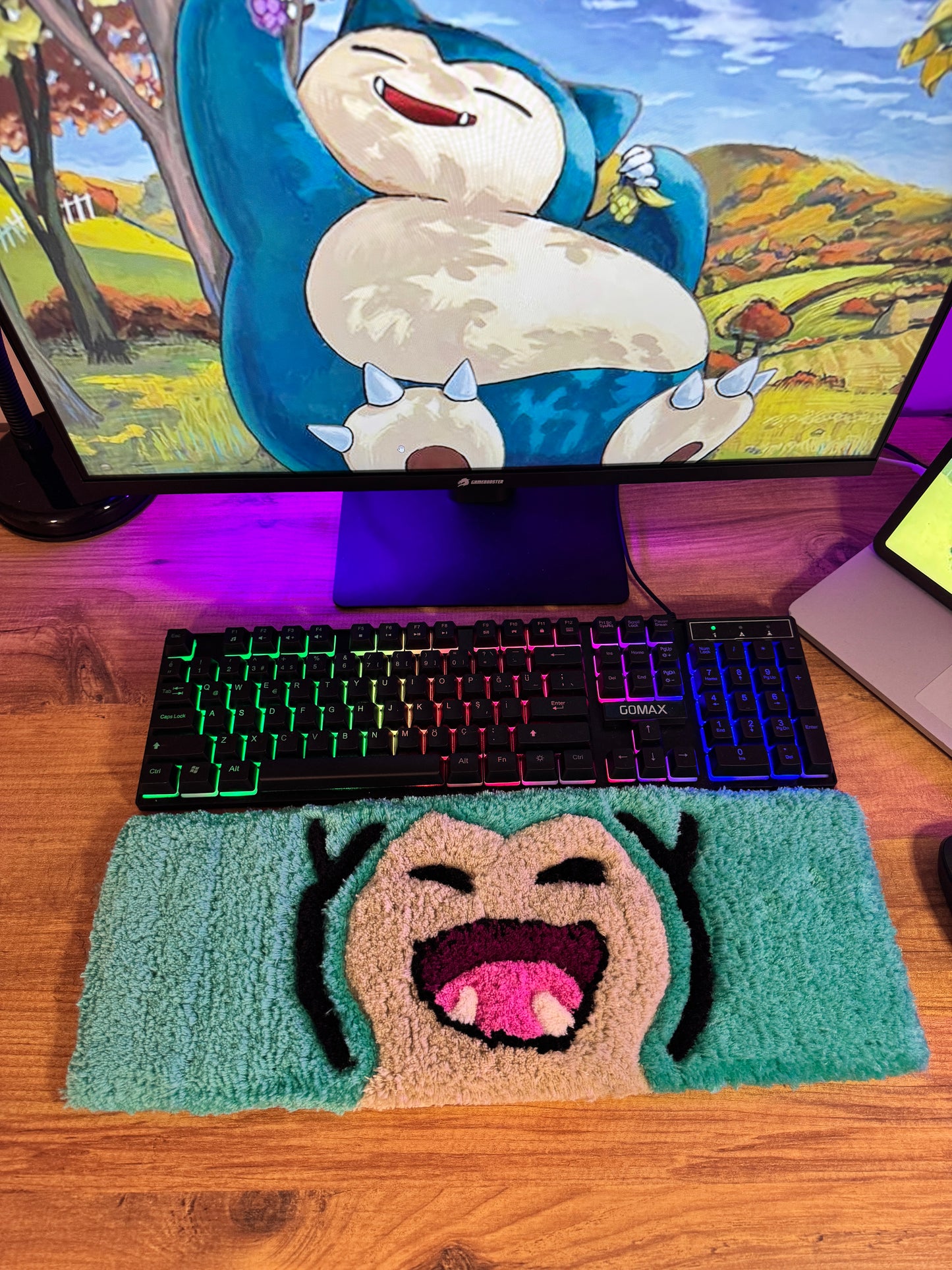Snorlax - Tasarım Klavye Halısı