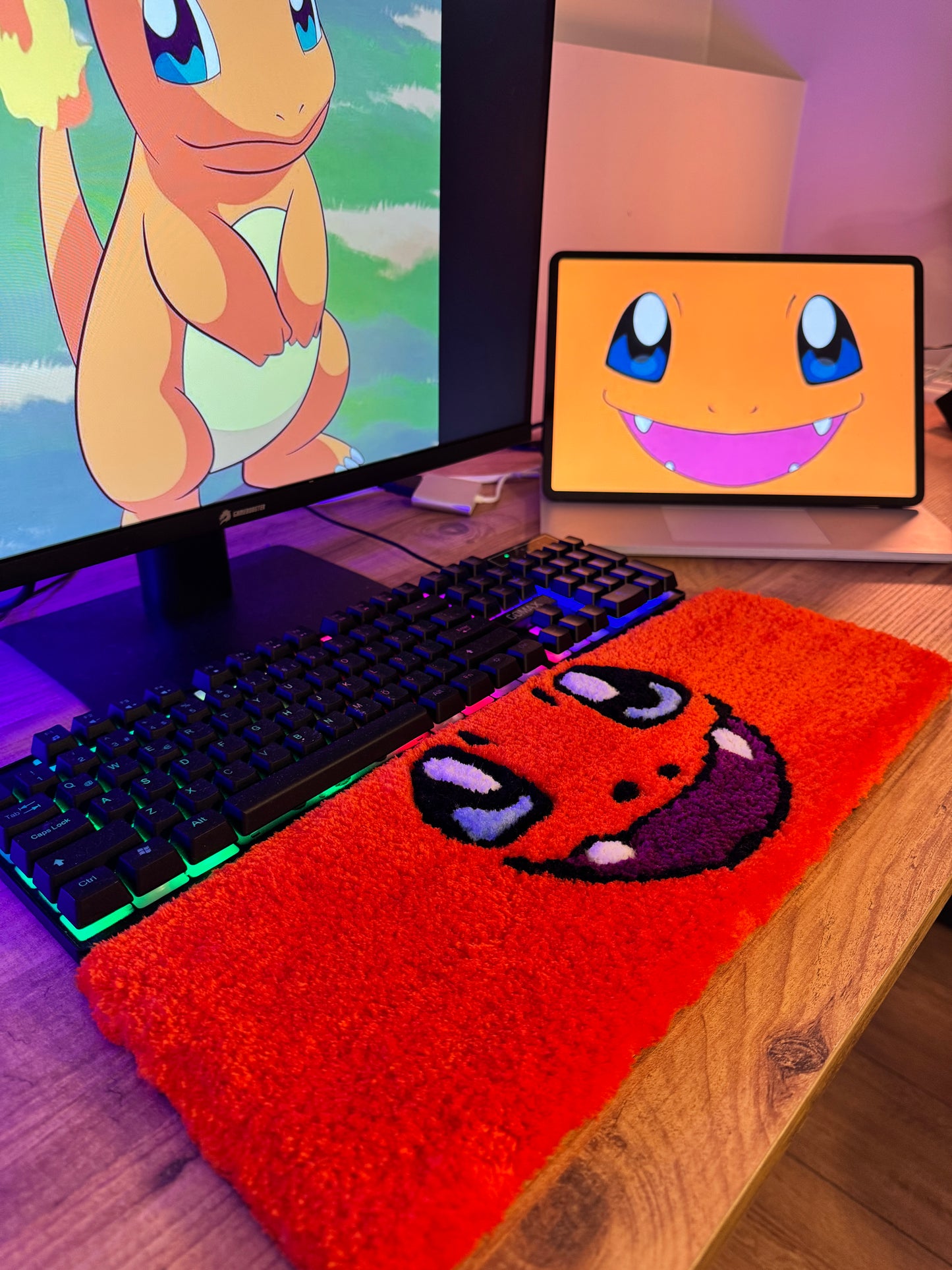 Charmander - Tasarım Klavye Halısı