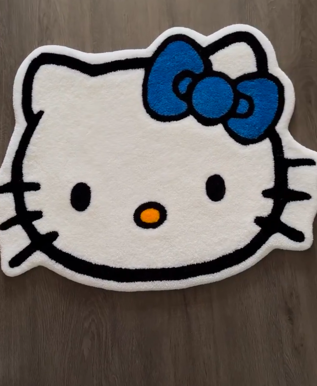 Hello Kitty Blue - Tasarım Yer Halısı