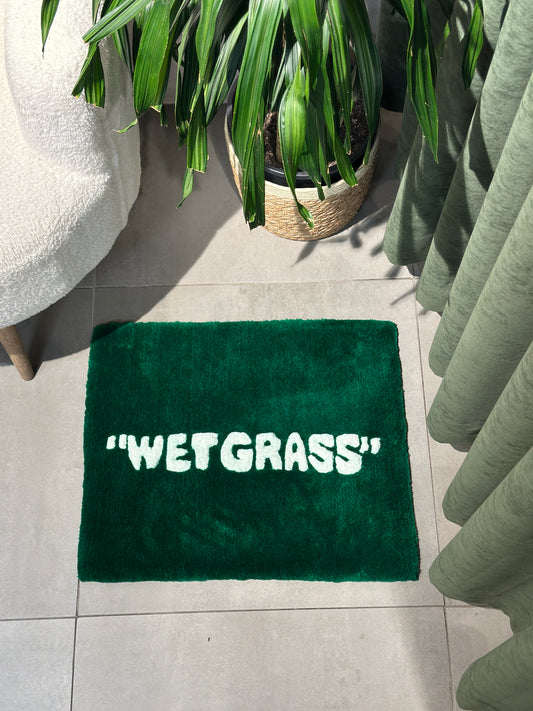 Wet Grass - Tasarım Banyo Halısı