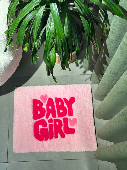Baby Girl - Tasarım Banyo Halısı