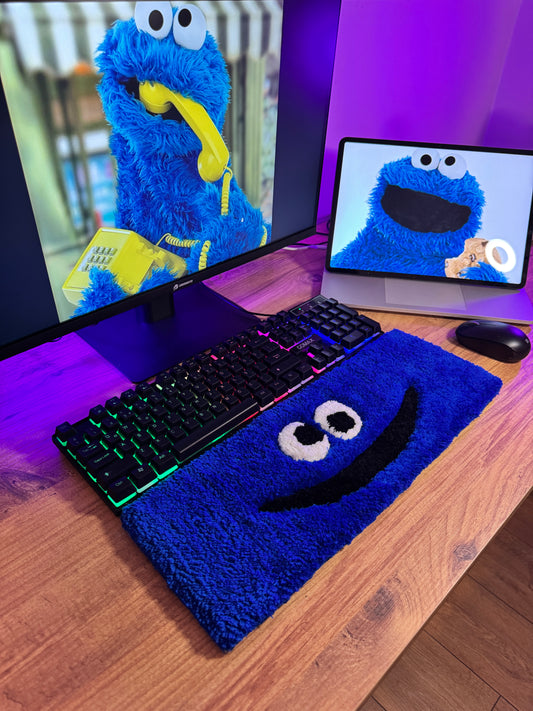 Cookie Monster - Tasarım Klavye Halısı
