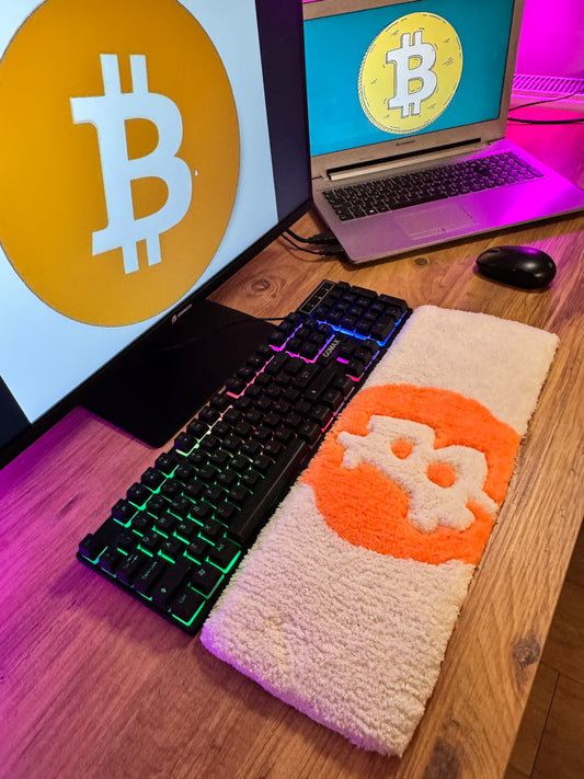 Bitcoin - Tasarım Klavye Halısı