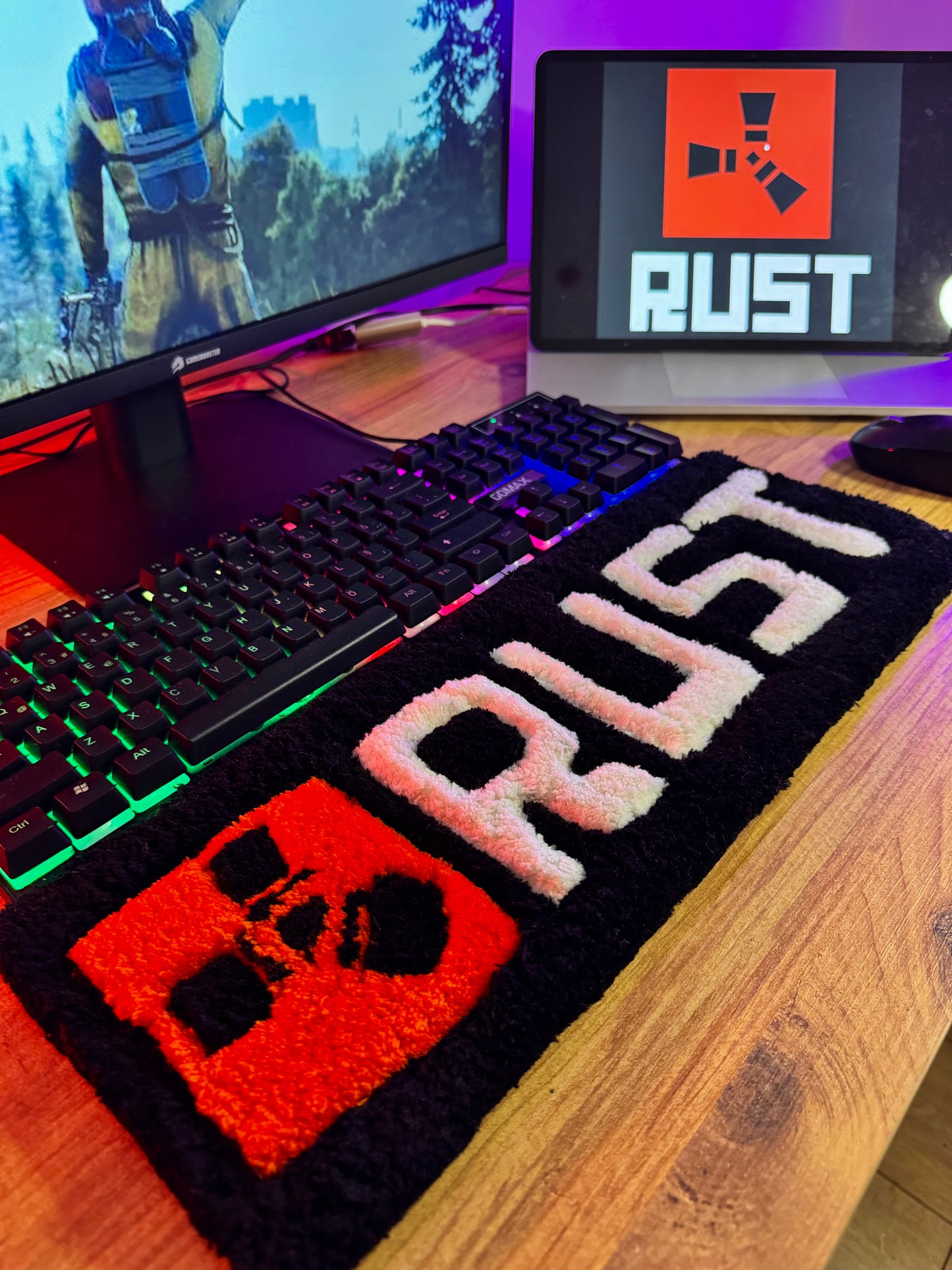 RUST - Tasarım Klavye Halısı