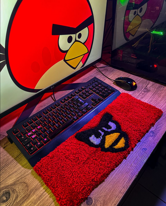 Angry Birds - Red - Tasarım Klavye Halısı