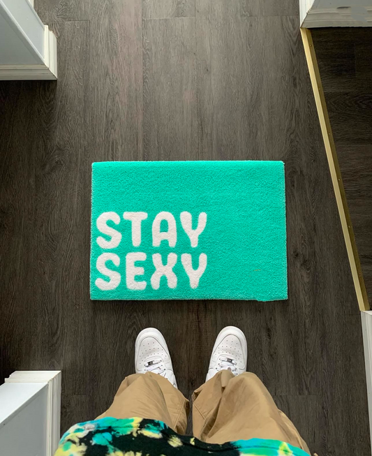 Stay Sexy - Tasarım Banyo Halısı